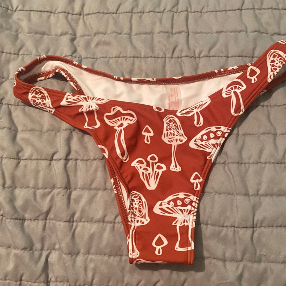 Super cute mushroom bikini bottom